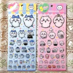 【海外公式】ちいかわ5サイズステッカー　2枚セット【韓国正規ライセンス】