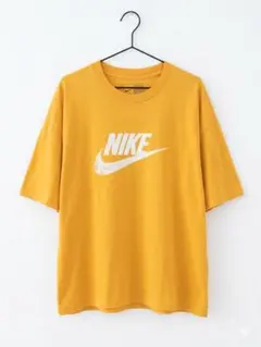 00s～10s NIKE S/S Tee リメイク 短丈 マスタード XLのサムネイル