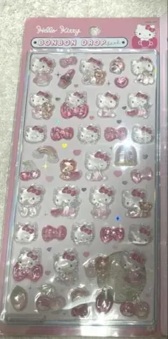 ハローキティ ボンボンドロップシールセット