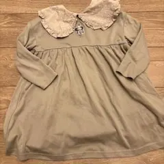 アプレレクール♡可愛いミニーコラボ♡ドット襟♡長袖ワンピース♡フリル♡110美品