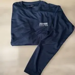 ZOO YORK 長袖Tシャツ ネイビー LLのサムネイル