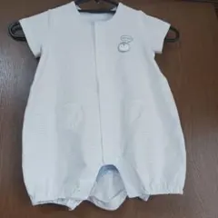 【新品、未使用】ペンギンデザインロンパース 70cmまで対応