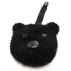 困り顔のクロクマ/ボアポーチ