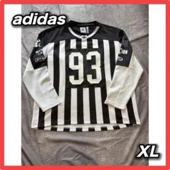 【1週間限定セール】アディダス ゲームシャツ ロンT ストライプ 93 Y2K