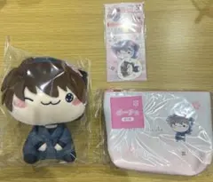 フリューくじ 忍たま乱太郎 ふんわり桜もちぴこの段 土井半助　3点セット
