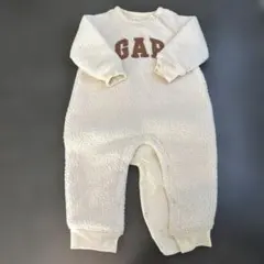 80㎝　GAP ベビー ボア ロンパース カバーオール アイボリー