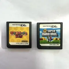 DSソフト2本セット マリオパーティ/Newスーパーマリオブラザーズ 動作確認済
