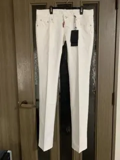 未使用タグ付★ディースクエアード2★ホワイト コットンパンツ 42