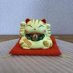 博多人形 猫置物 福笑う ネコ 猫グッズ 縁起物 新生活 節句 お祝い