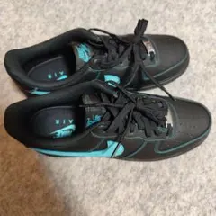 Nike Air Force1Lowブラックティファニー26.5cm鑑定済正規品 - メルカリ