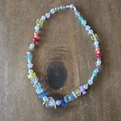 ハンドメイド ビーズネックレス
