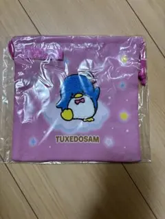 サンリオキャラクターズ大賞当たりくじ　巾着　タキシードサム