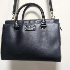 Kate Spade ブラックショルダーバッグ
