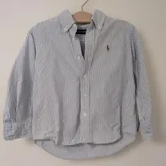 Ralph Laurenラルフローレン シャツ 青白ストライプ