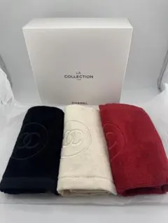 【新品未使用】CHANEL シャネル ハンドタオル 3枚セット ノベルティのサムネイル