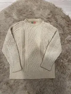 1970’s／Purple Heather knitwear／アランニット／Mのサムネイル