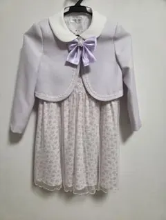 花柄ワンピース　ジャケット　セレモニー130センチ