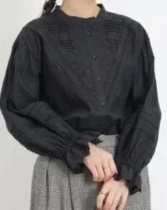 SM2 サマンサモスモス Ｖ切り替えレースブラウス トップス