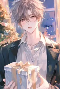 3099ゴールデンクリスマスステッカー４