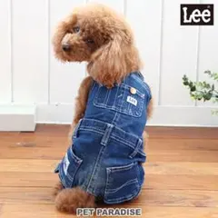 Lee犬服デニム オーバーオール 小型犬 サロペット ネイビー インディゴ