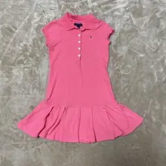 TOMMY HILFIGER トミー ポロワンピース ピンク 120