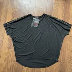 未使用☆AZUL 肩ZIPドルTシャツ Mのサムネイル