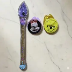 ディズニー　空気ビニール玩具 セット　ミニーマウス・くまのプーさん　アームリング