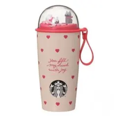 スタバ バレンタイン2026 カップシェイプステンレスボトル ハート 猫
