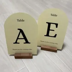 【値下げ】木製テーブルナンバースタンド 20個セット