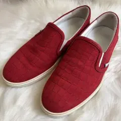 archive CELINE フィービー期 レザースニーカー 赤 42 - メルカリ