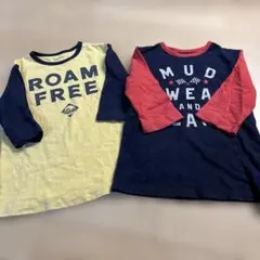 GAPkids 130サイズ　5分丈カットソー２枚まとめ売り