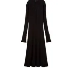 milaowen☆ロングスリーブワイドリブワンピース