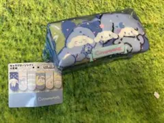 シナモロール キャラクターソックス 6足組 23〜25cm ポーチ付き