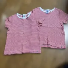 PETIT BATEAU プチバトー Tシャツ 2枚セット 94cmのサムネイル