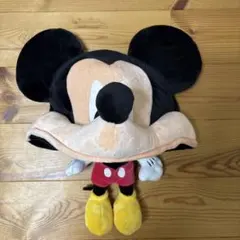 ミッキーマウス 帽子型ぬいぐるみ