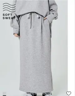 ソフトスウェットＩラインスカート