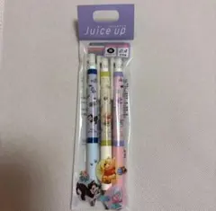 ディズニーキャラクター ジュースアップ 0.4 ゲルインキボールペン セット