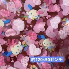 ウサハナ ビニール生地 2006年 はぎれ エンジェル