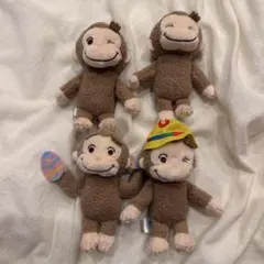 おさるのジョージ ぬいぐるみ セット売り