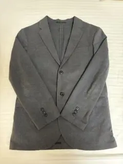 【美品】UNIQLO ユニクロ 感動ジャケット ダークグレー ジャケット S