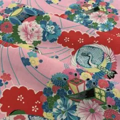 着物 ハギレ876 はぎれ アンティーク 生地　布　古布 和布 古裂 和柄 裂地