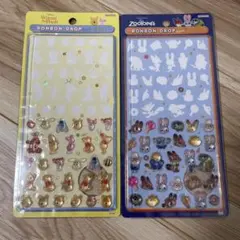ボンボンドロップシール くまのプーさん & ズートピア 2枚セット