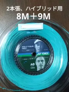 YONEXポリツアーレブ125 8M＋9M