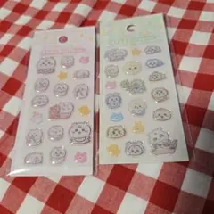 ちいかわ ミニミニぷっくりシール 2種セット なかまたち