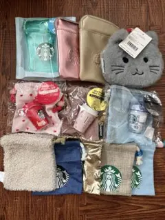 Starbucks 小物入れ ポーチ ミニカップギフト 묶음 판매