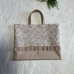 レッスンバッグ 絵本袋 手提げ袋 通園バッグ リバティ ベッツィ ピンク