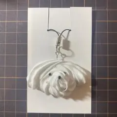【ハンドメイド】犬　キーホルダー