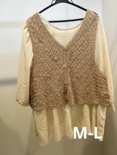 ベストとトップスセット　マタニティ