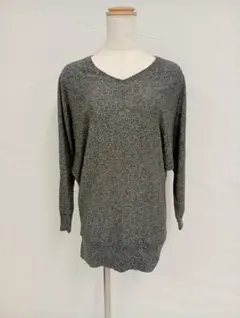 [INGNI]薄手ニット/グレー/M [No.000016]