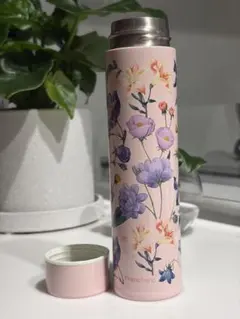 人気 Francfranc 180ml 水筒 ステンレスボトル 花柄 ピンクのサムネイル